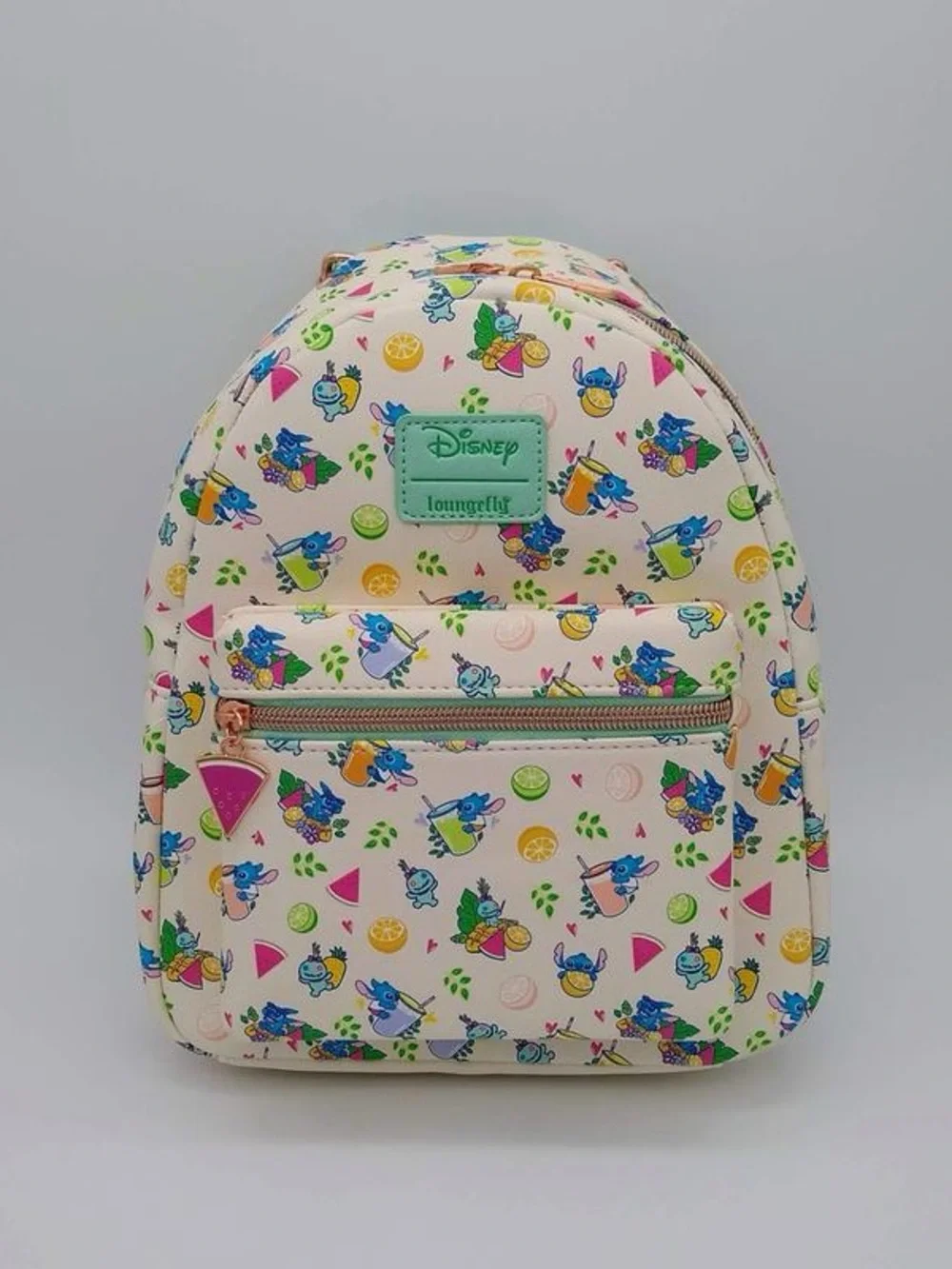 Loungefly Disney Lilo & Stitch Vacation Vibes Mini Backpack - Picture 3 of 9